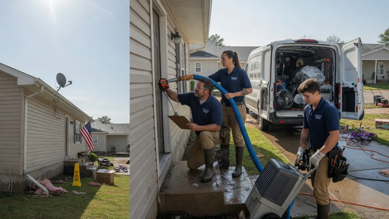 Ceiling Water Damage Restoration in Tappahannock, VA near me